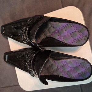 Burberry Black Slip-On Loafers